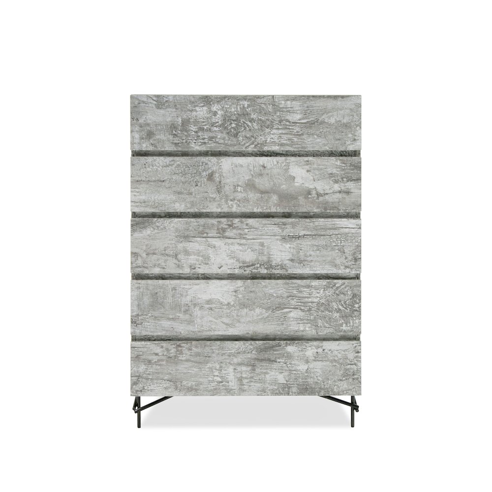Nova Domus Aria - Italian Modern Multi Grey with texture Chest. Picture 1