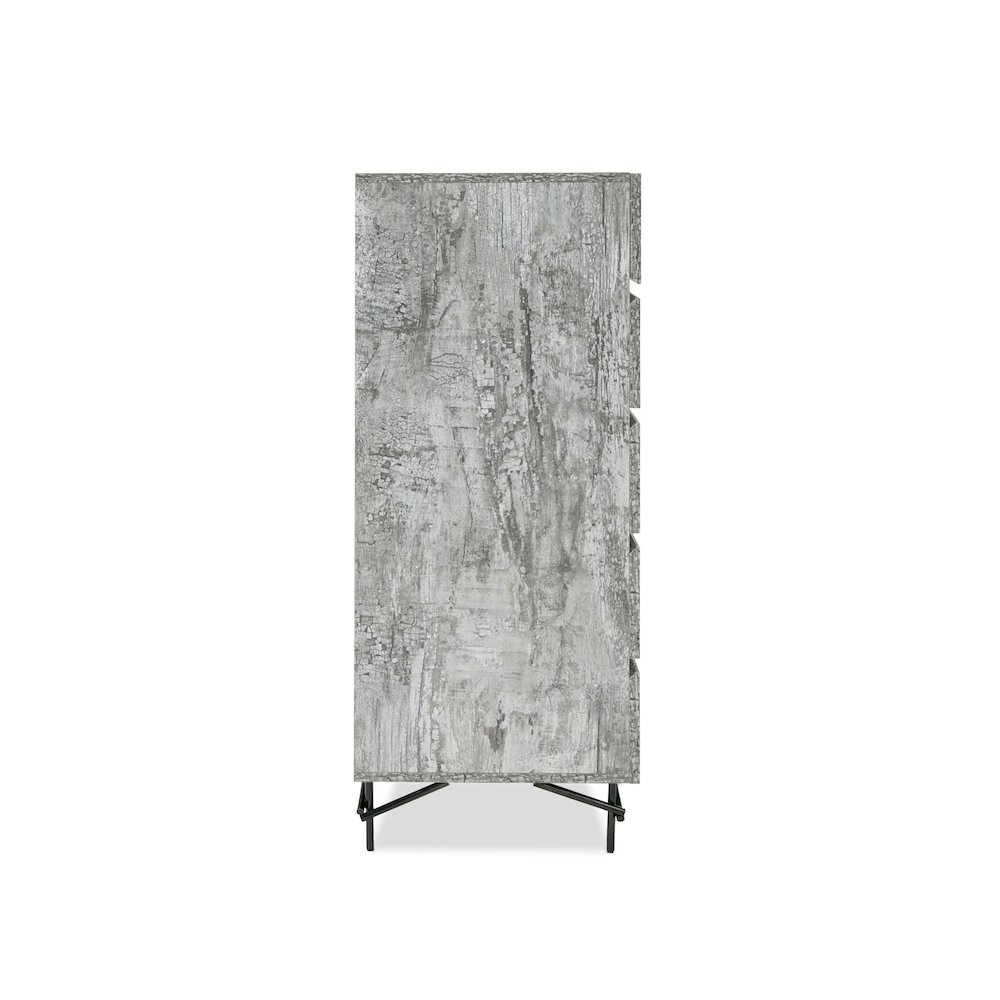 Nova Domus Aria - Italian Modern Multi Grey with texture Chest. Picture 5