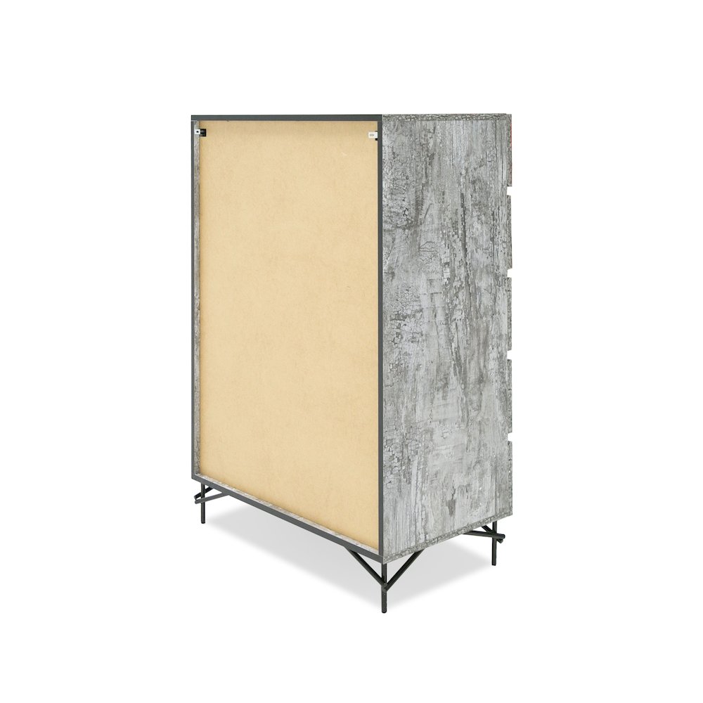 Nova Domus Aria - Italian Modern Multi Grey with texture Chest. Picture 6