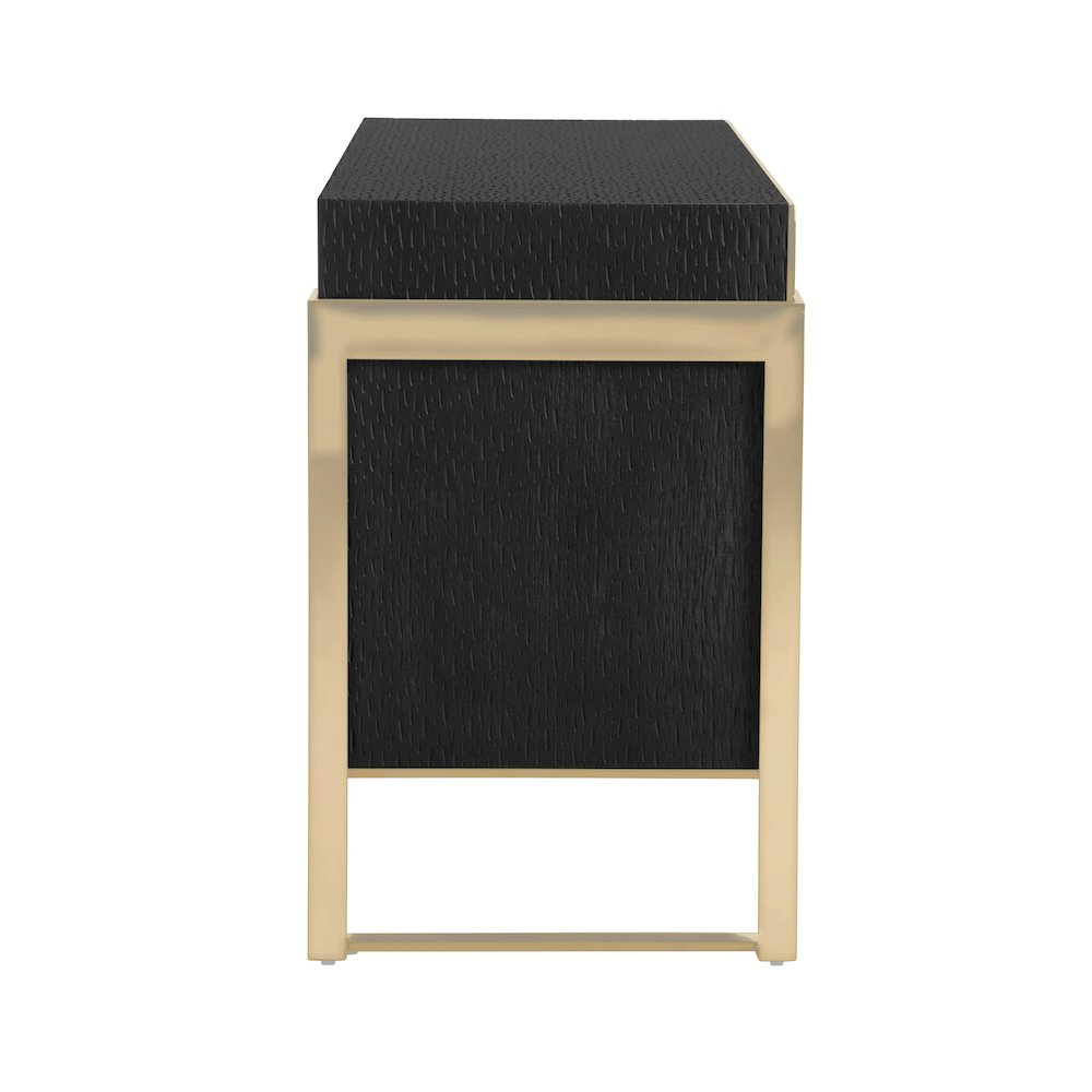 Modrest Rothsay - Modern Wenge + Gold Dresser. Picture 8
