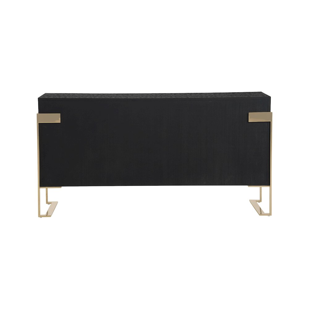 Modrest Rothsay - Modern Wenge + Gold Dresser. Picture 9