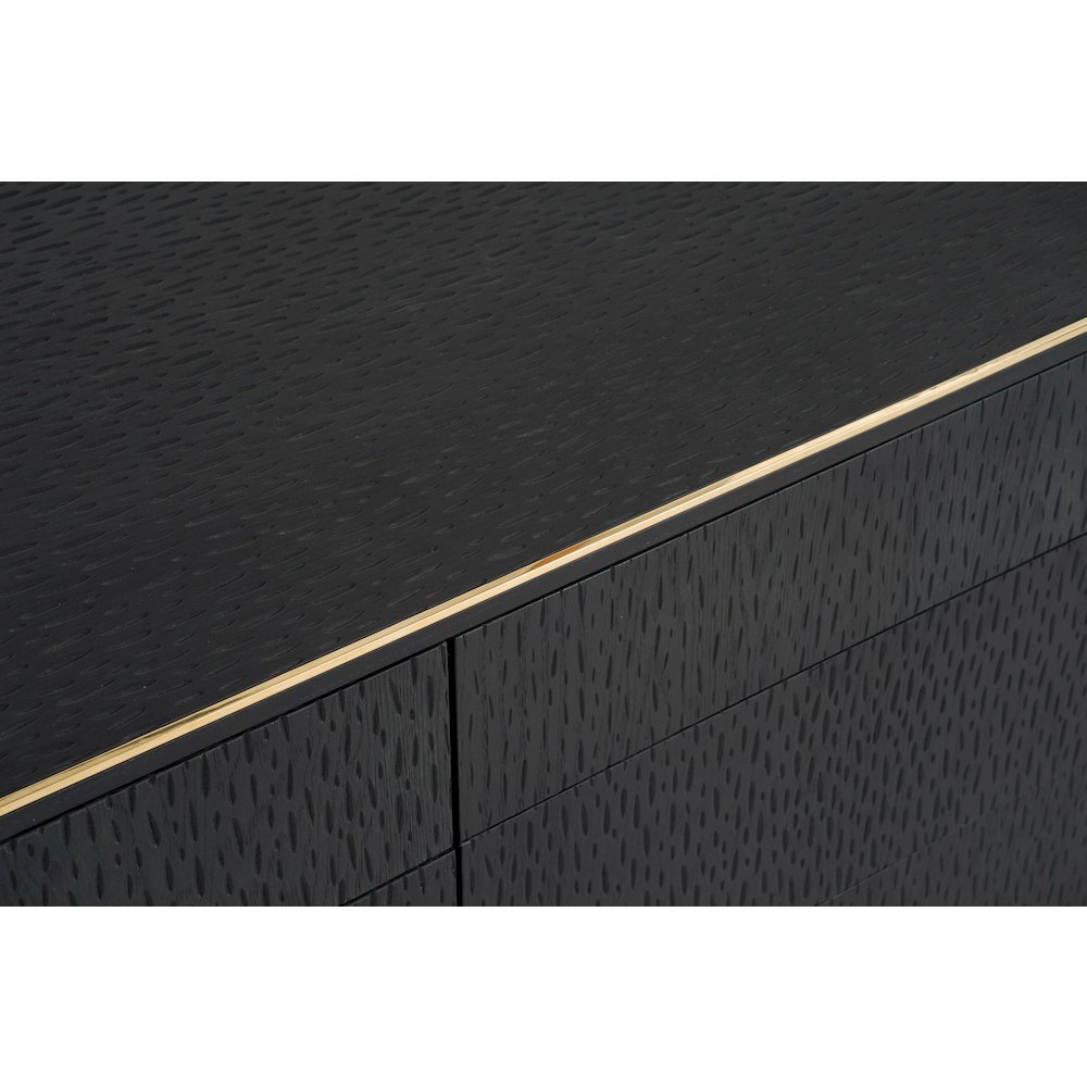 Modrest Rothsay - Modern Wenge + Gold Dresser. Picture 13
