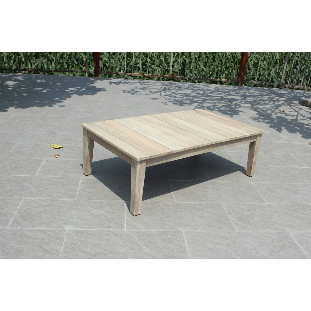 Calm - Outdoor Grey Acacia Sofa Set. Picture 5