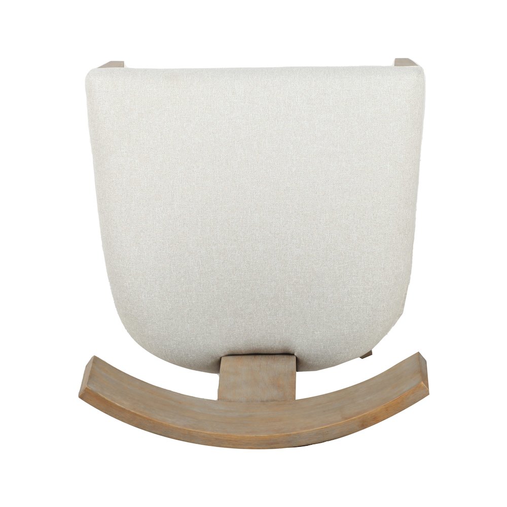 Fabien - Mid-Century Modern Beige Linen Wood Dining Chair (Set of 2). Picture 6