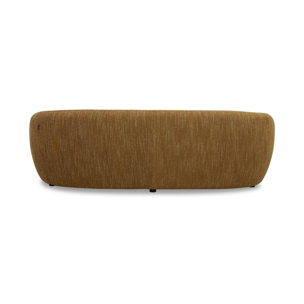 Divani Casa Norris - Modern Mustard Fabric Sofa. Picture 4