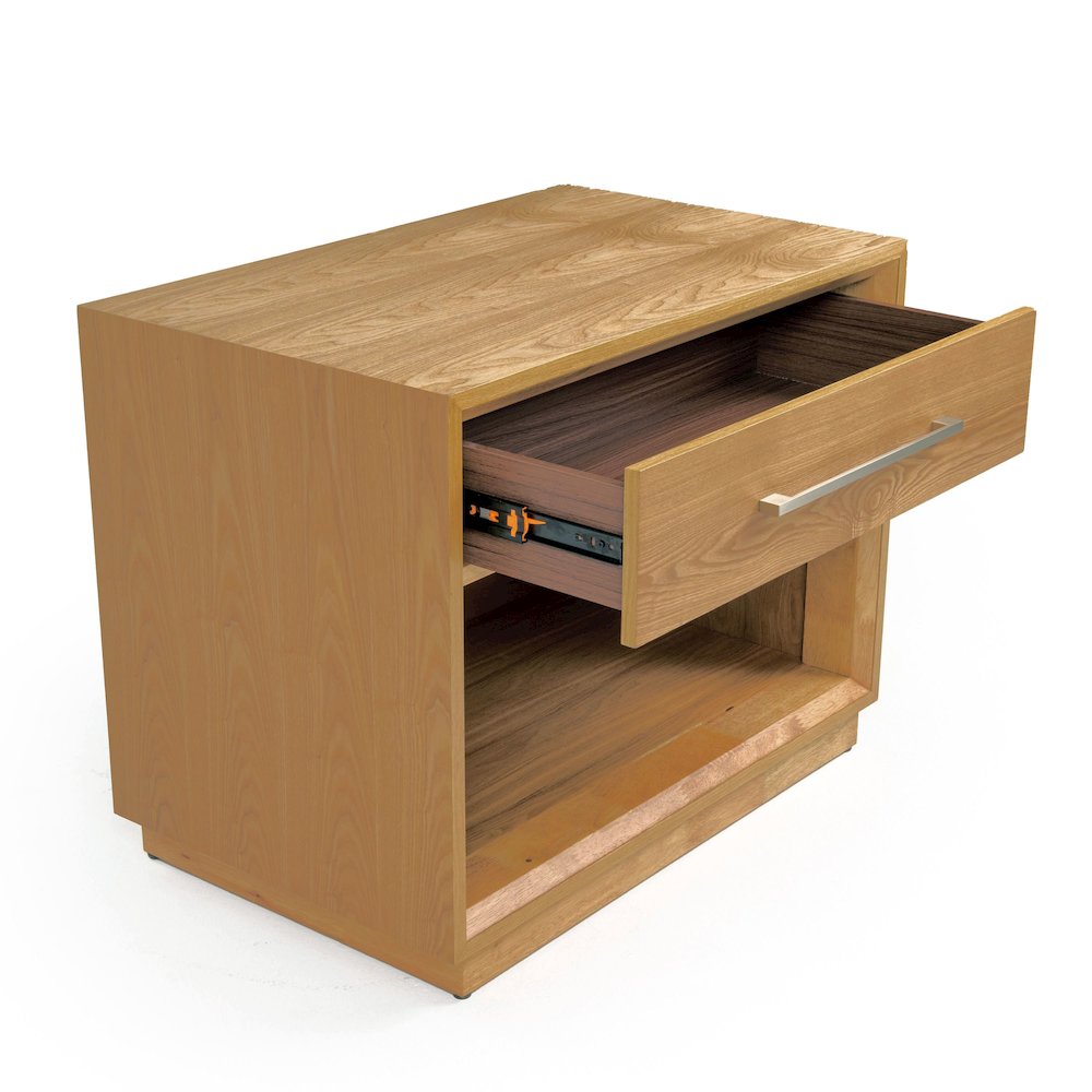 Santa Barbara - Modern Natural Nightstand. Picture 3