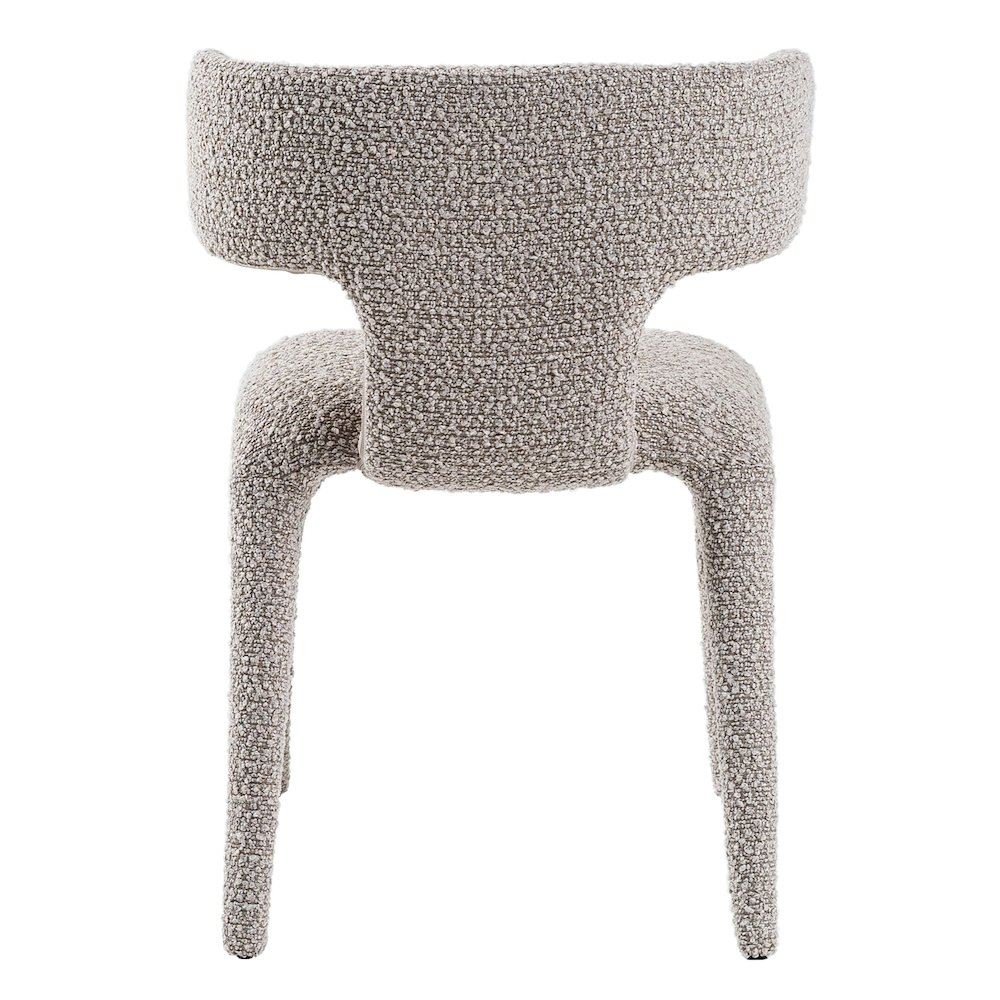 Saehee - Modern Light Grey Fabric Dining Chair. Picture 3