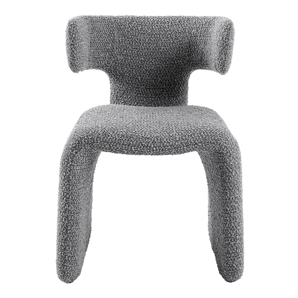 Bergman - Modern Light Grey Fabric Dining Chair. Picture 2