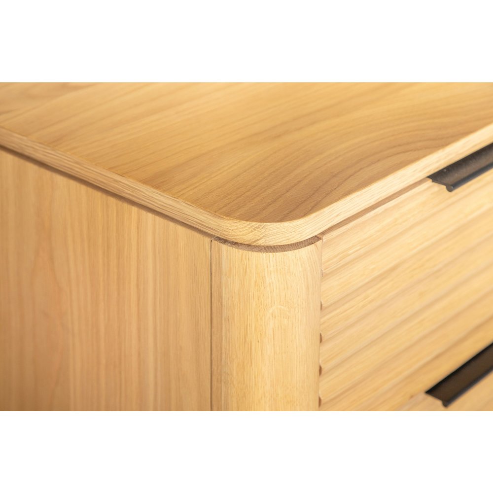 Seattle - Modern Natural Oak Nightstand. Picture 5