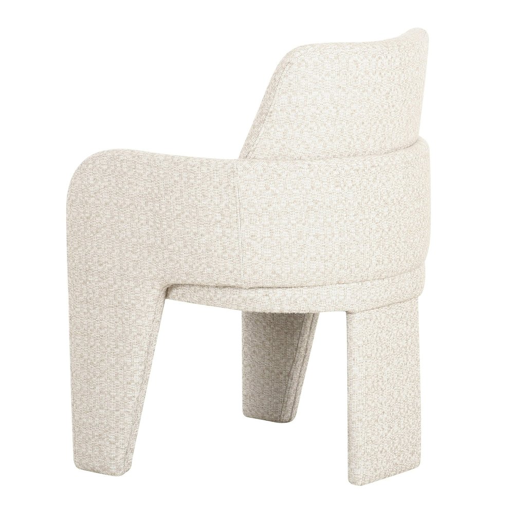 Cando - Modern Beige Fabric Dining Chair. Picture 3