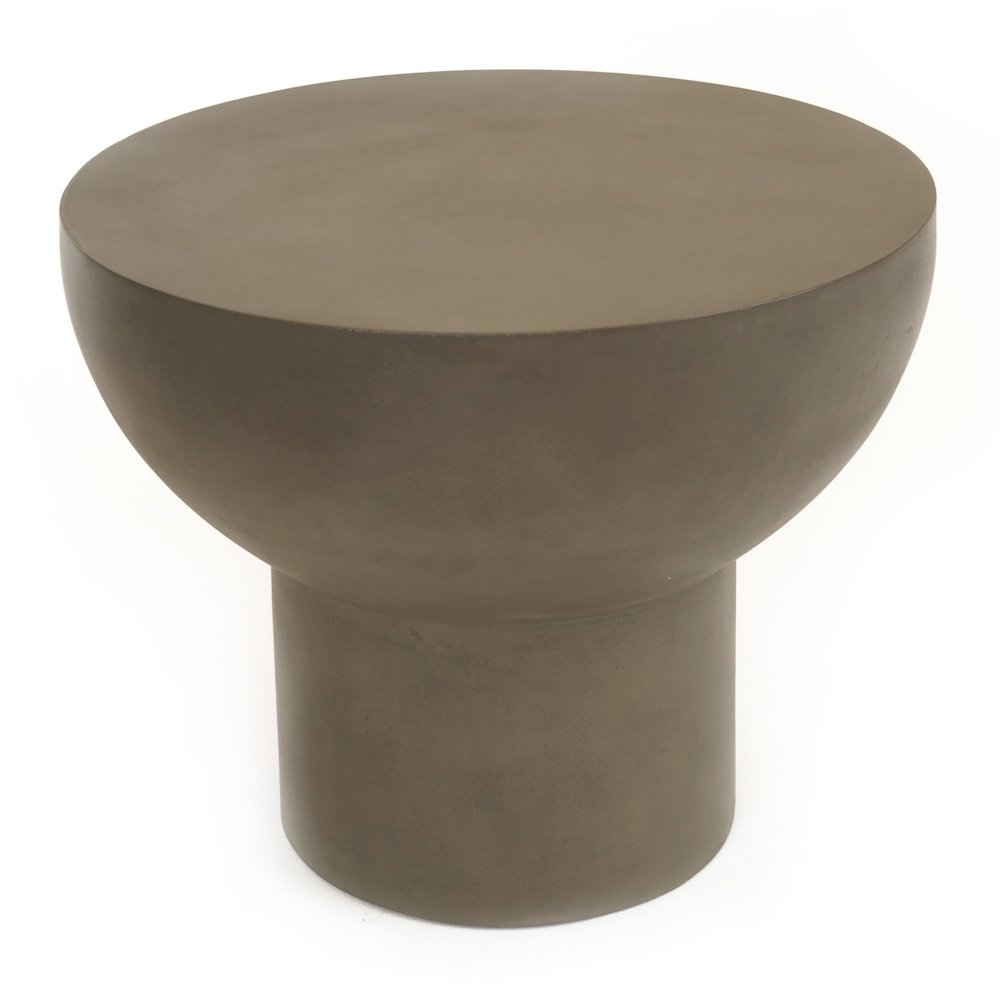 Fate - Modern Grey Concrete End Table. Picture 1