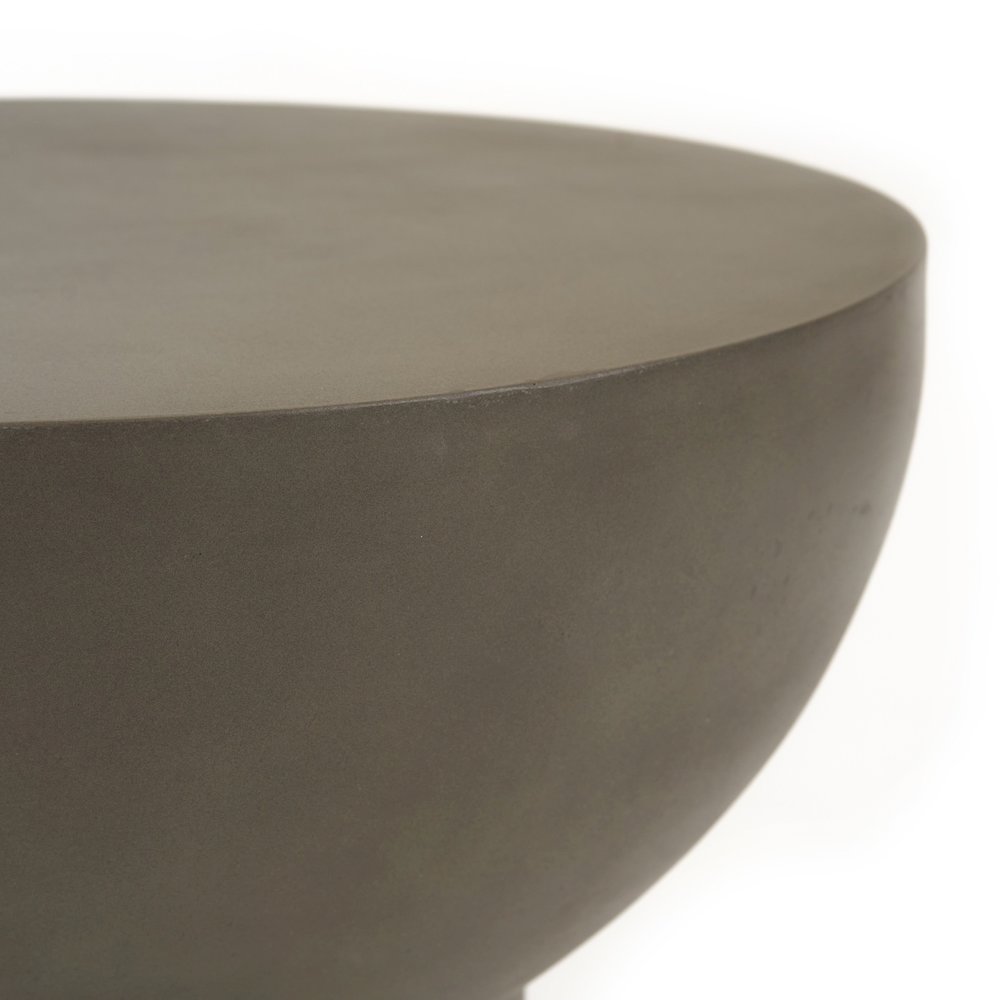 Fate - Modern Grey Concrete End Table. Picture 3