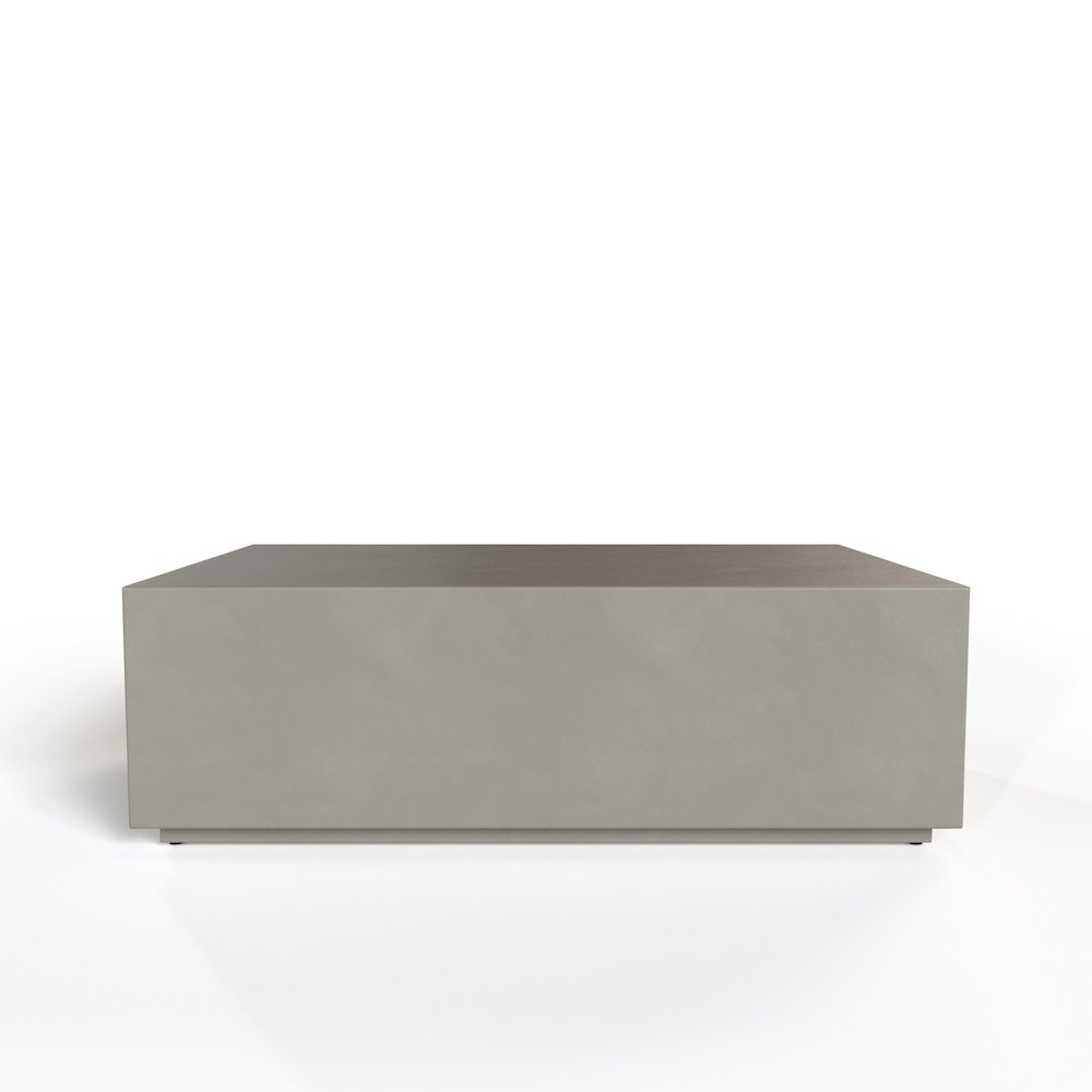 Modrest Fresno - Modern Grey Concrete Coffee Table. Picture 4