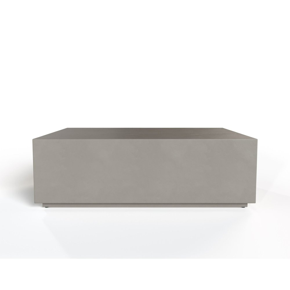 Modrest Fresno - Modern Grey Concrete Coffee Table. Picture 5