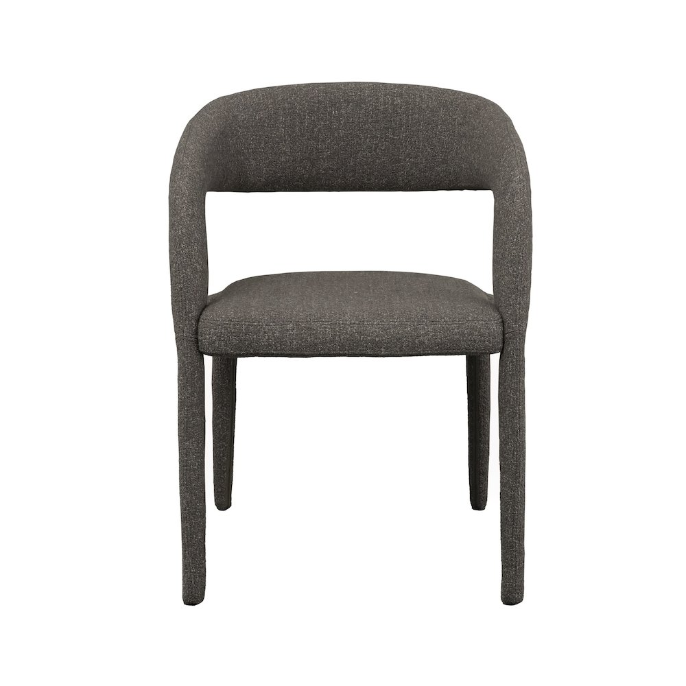 Modrest Faerron - Modern Grey Fabric Dining Chair. Picture 2