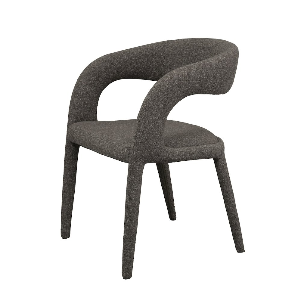 Modrest Faerron - Modern Grey Fabric Dining Chair. Picture 1