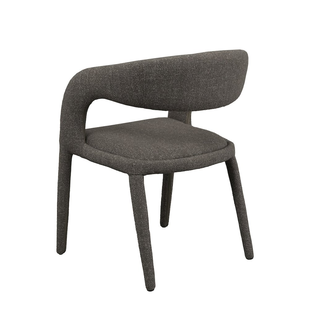 Modrest Faerron - Modern Grey Fabric Dining Chair. Picture 5