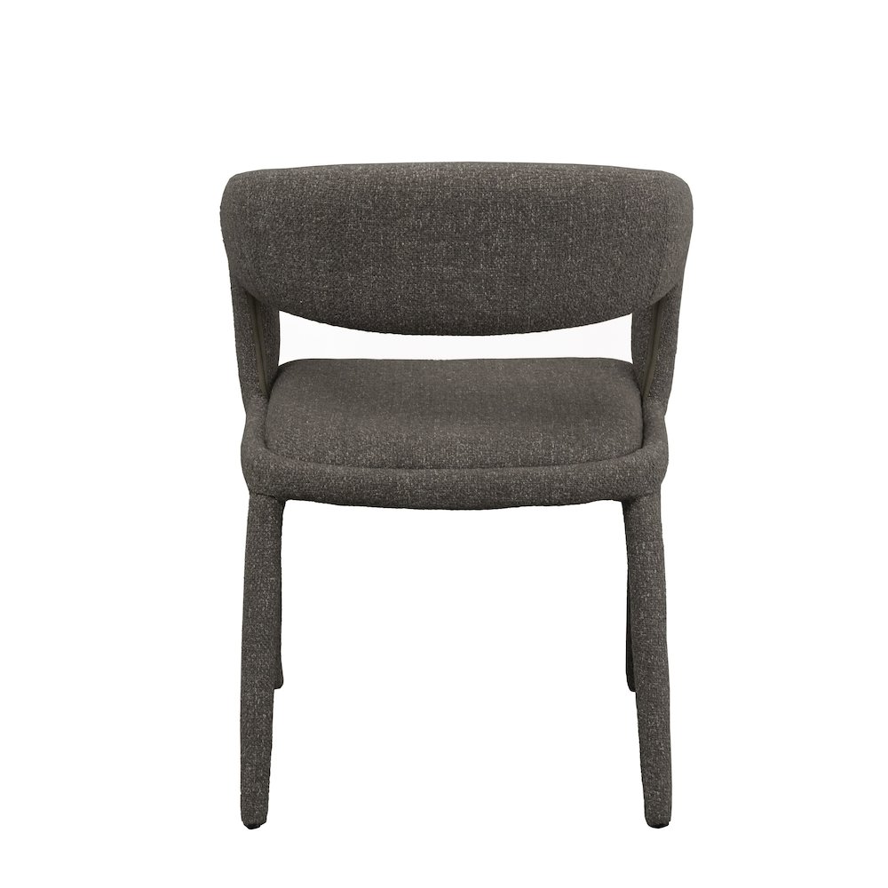 Modrest Faerron - Modern Grey Fabric Dining Chair. Picture 3