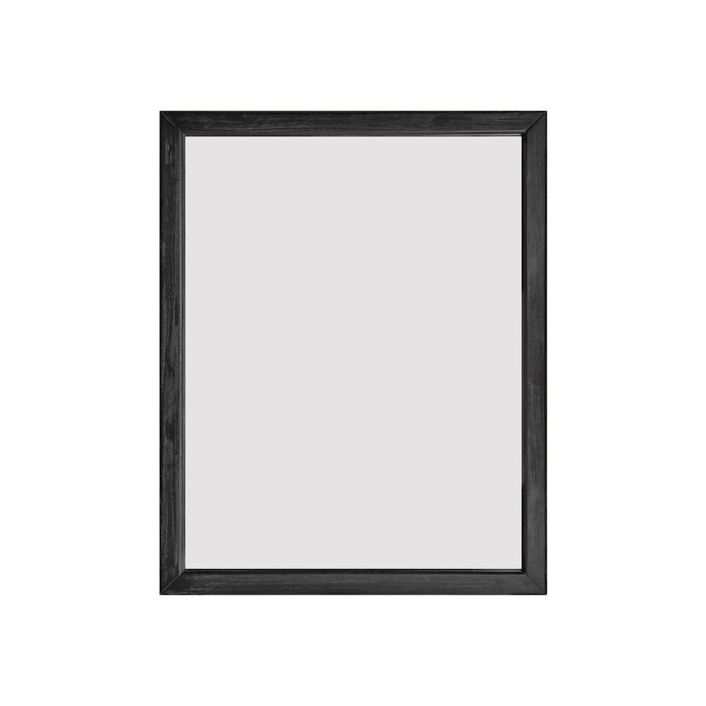 Modrest Fields - Modern Black Acacia Mirror. Picture 1