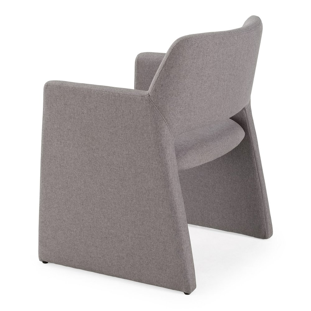 Lasara - Modern Grey Fabric Dining Chair. Picture 7
