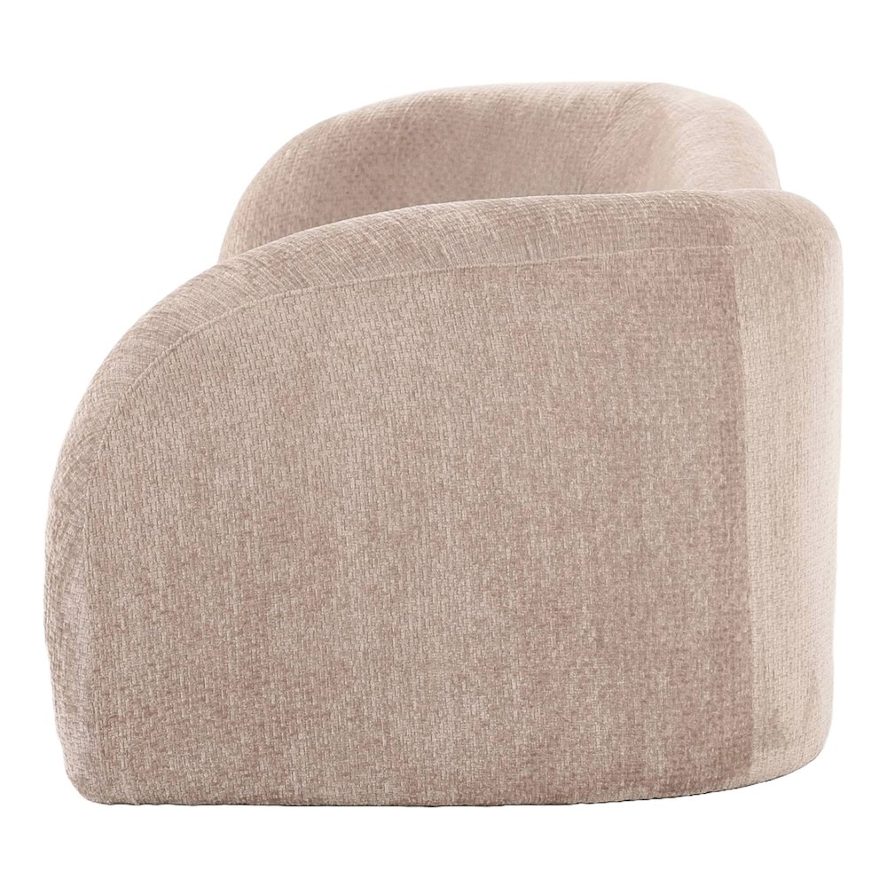 Divani Casa Calico - Contemporary Beige Fabric 4-Seat Sofa. Picture 3