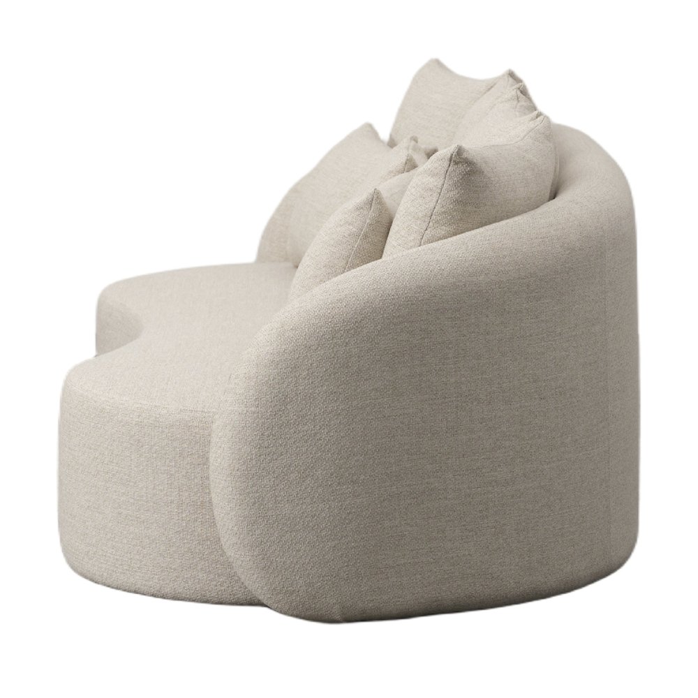 Renava Tabarca - Outdoor Beige Fabric 3 Seat Sofa. Picture 3