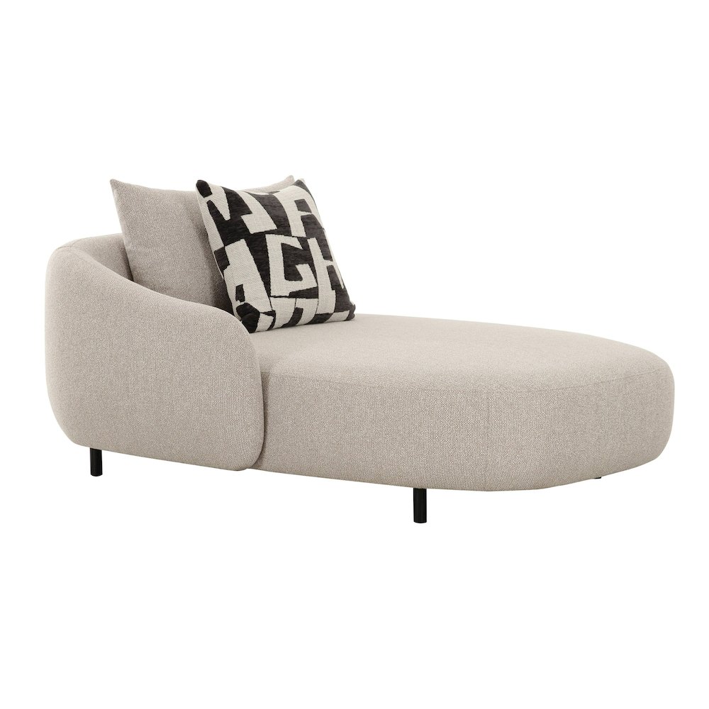 Divani Casa Marge - Contemporary Beige Sectional Sofa. Picture 3