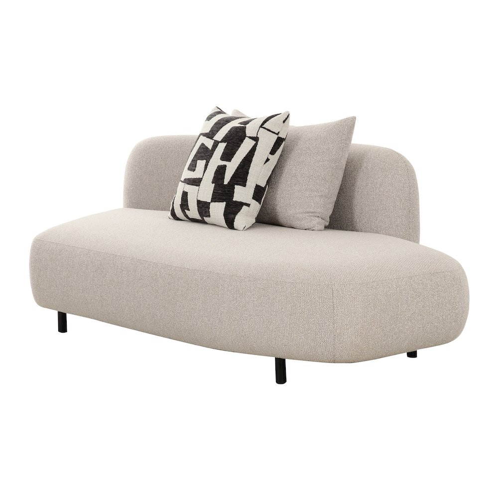 Divani Casa Marge - Contemporary Beige Sectional Sofa. Picture 5
