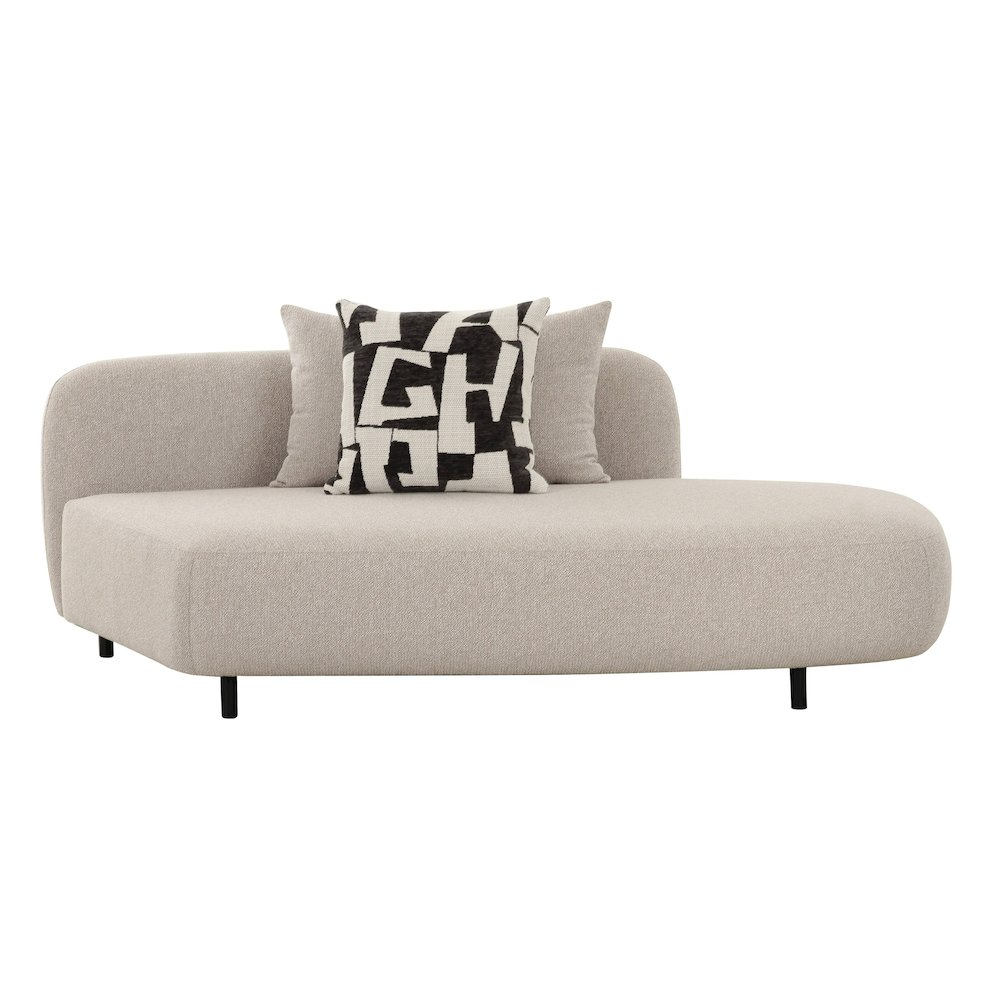 Divani Casa Marge - Contemporary Beige Sectional Sofa. Picture 6