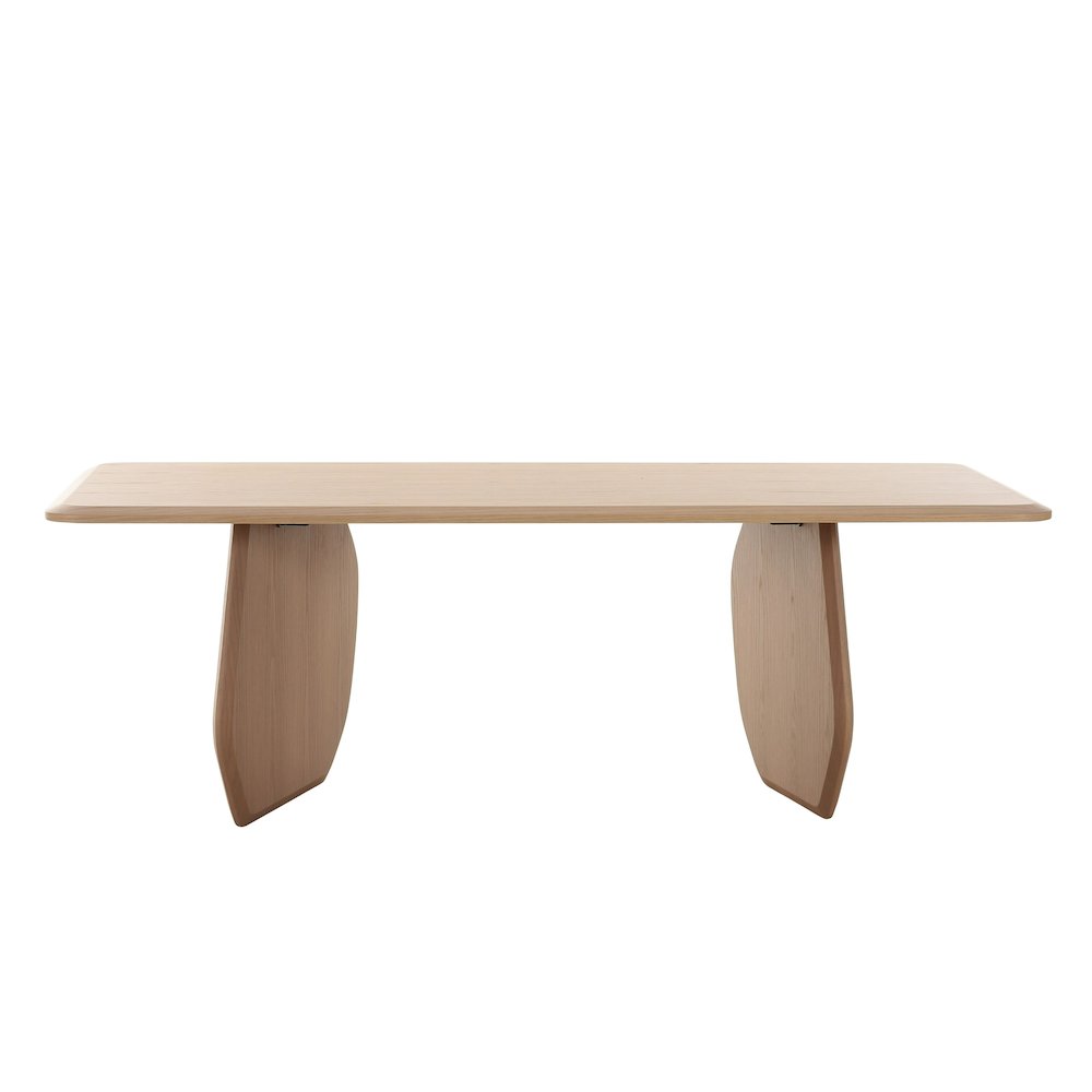 Modrest Prado - Modern White Oak Dining Table. Picture 1
