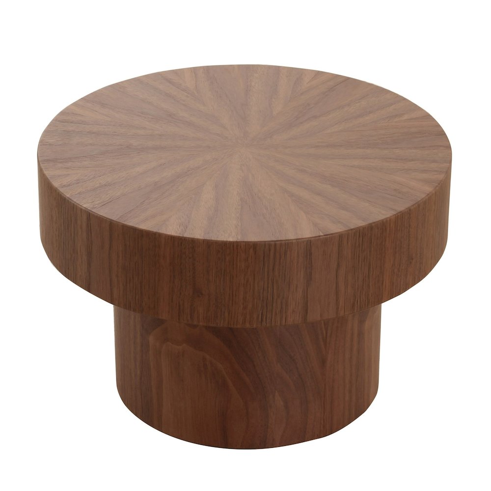 Modrest Larch - Modern Walnut End Table. Picture 1