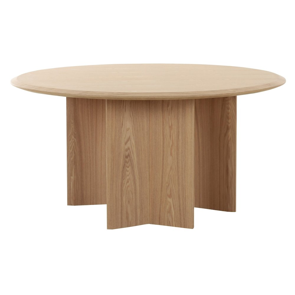 Modrest Masuda - Modern Natural Ash Round Dining Table. Picture 2