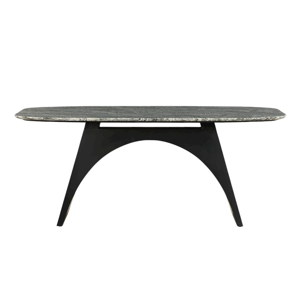 Modrest Colbert - Modern Black & White Marble Dining Table. Picture 1