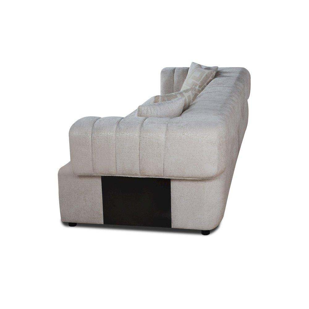 Divani Casa Moreno - Modern Beige Fabric 4-Seater Sofa. Picture 7