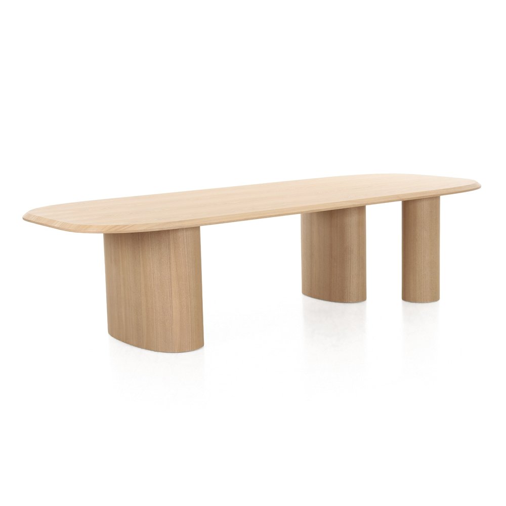 Modrest Summit - Modern 118" Natural Ash Dining Table. Picture 2