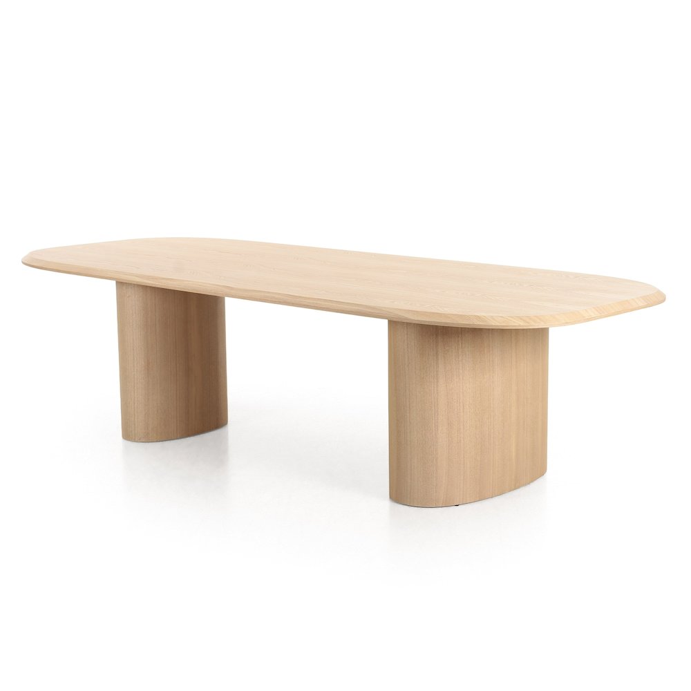 Modrest Summit - Modern 118" Natural Ash Dining Table. Picture 3