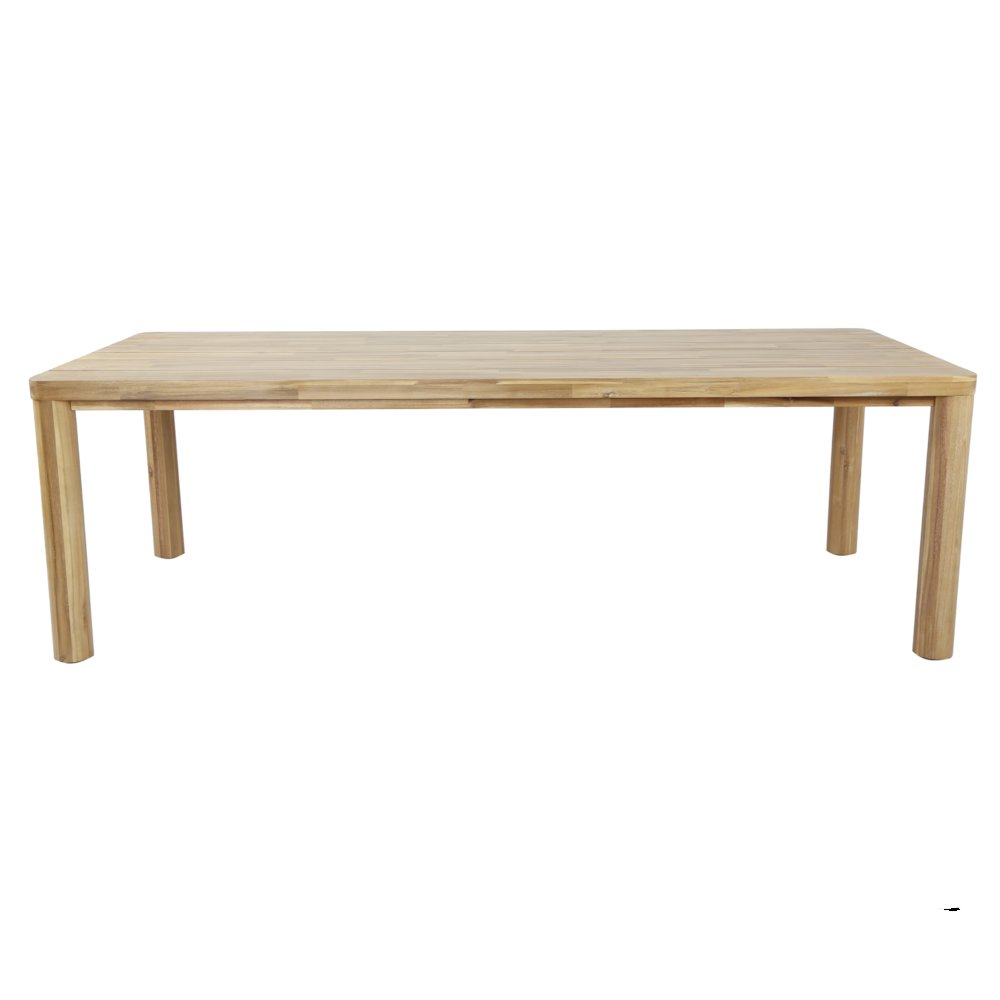 Evora - Outdoor Eucalyptus Rectangular Dining Table. Picture 3