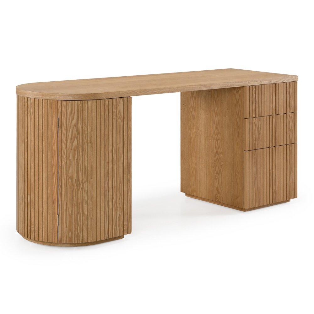 Albrite - Modern Natural Ash Desk. Picture 2