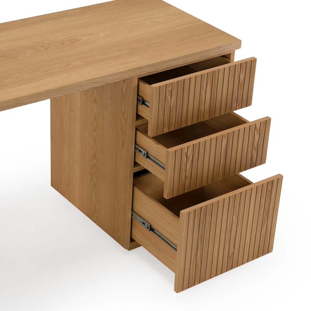 Albrite - Modern Natural Ash Desk. Picture 6