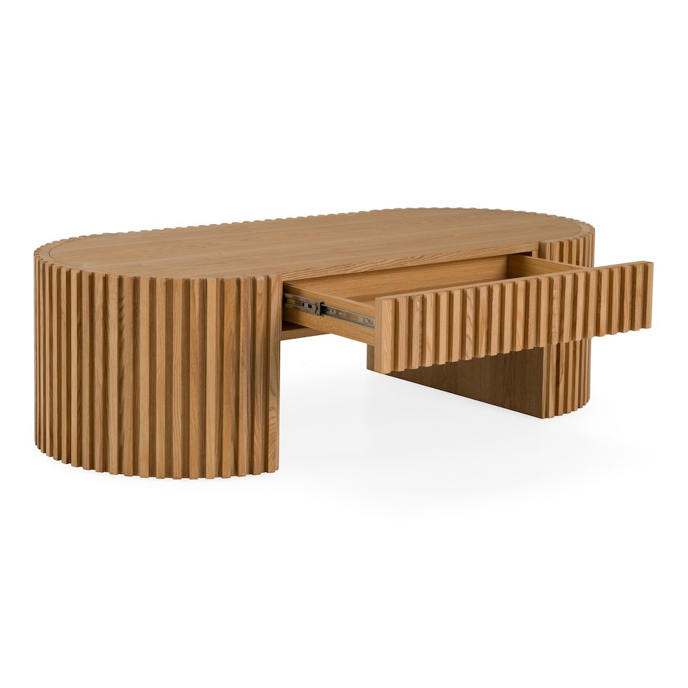 Albrite - Modern Natural Ash Coffee Table. Picture 4