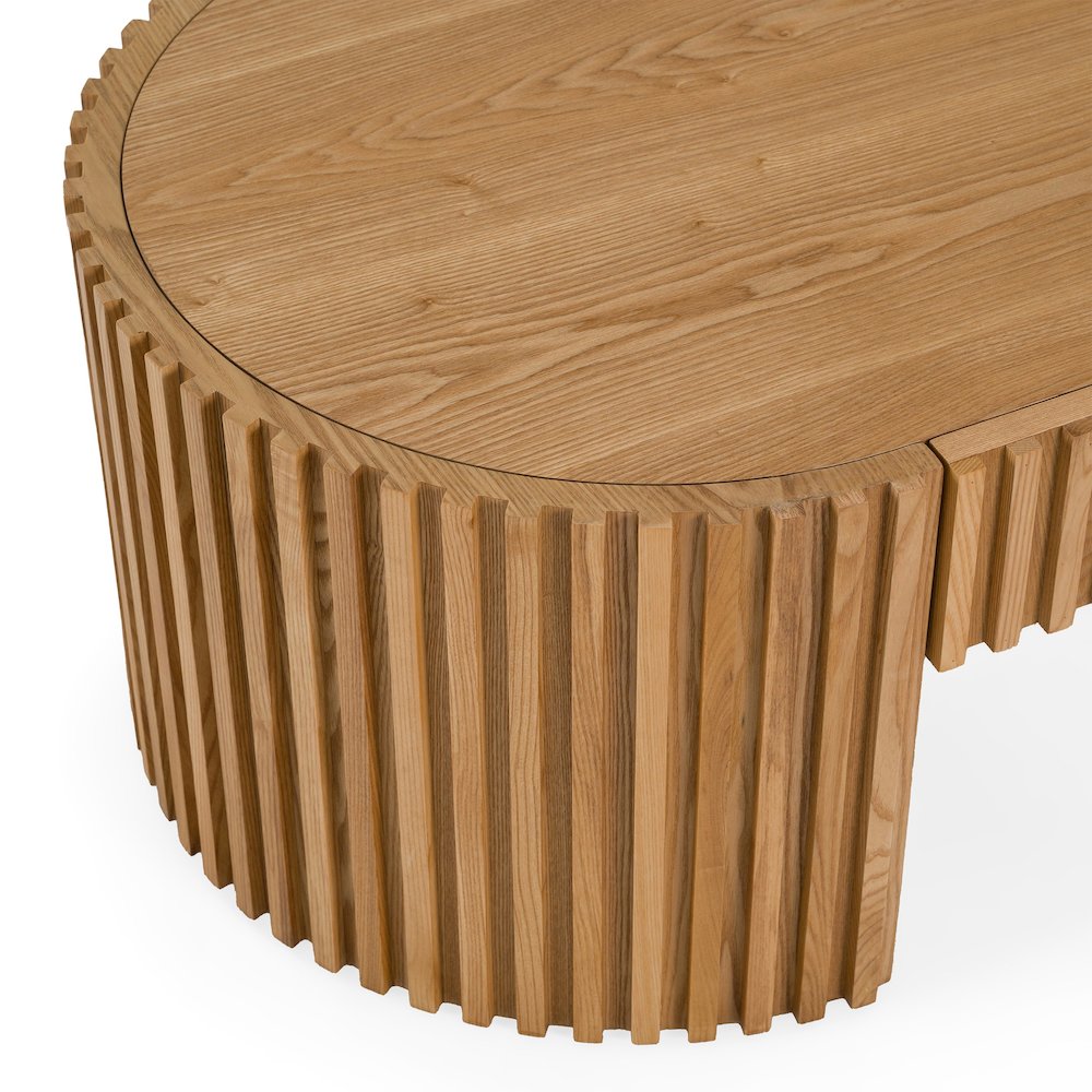Albrite - Modern Natural Ash Coffee Table. Picture 6