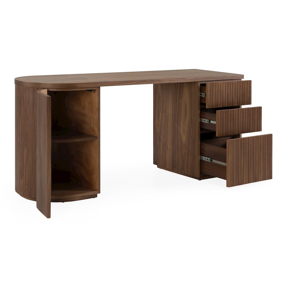 Albrite - Modern Walnut Desk. Picture 5