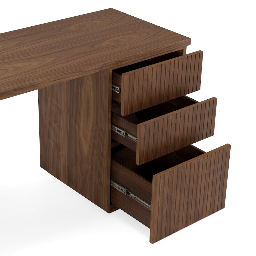 Albrite - Modern Walnut Desk. Picture 6