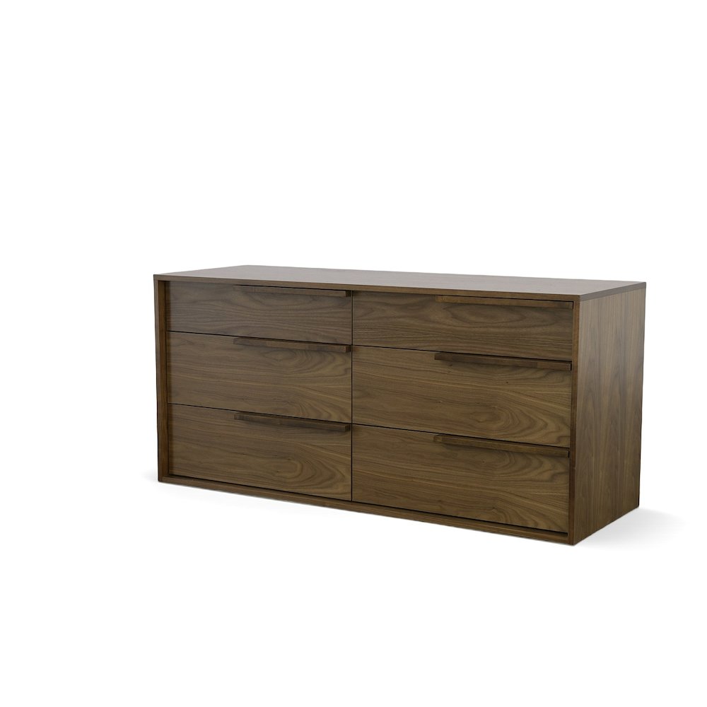 Modrest Amberlie - Modern Walnut Dresser. Picture 5