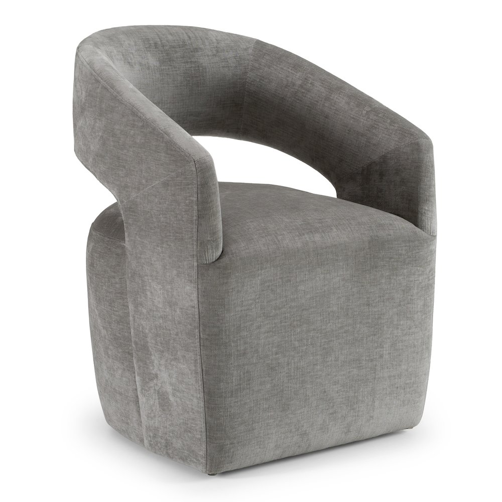Angie - Modern Grey Fabric Dining Chair. Picture 1