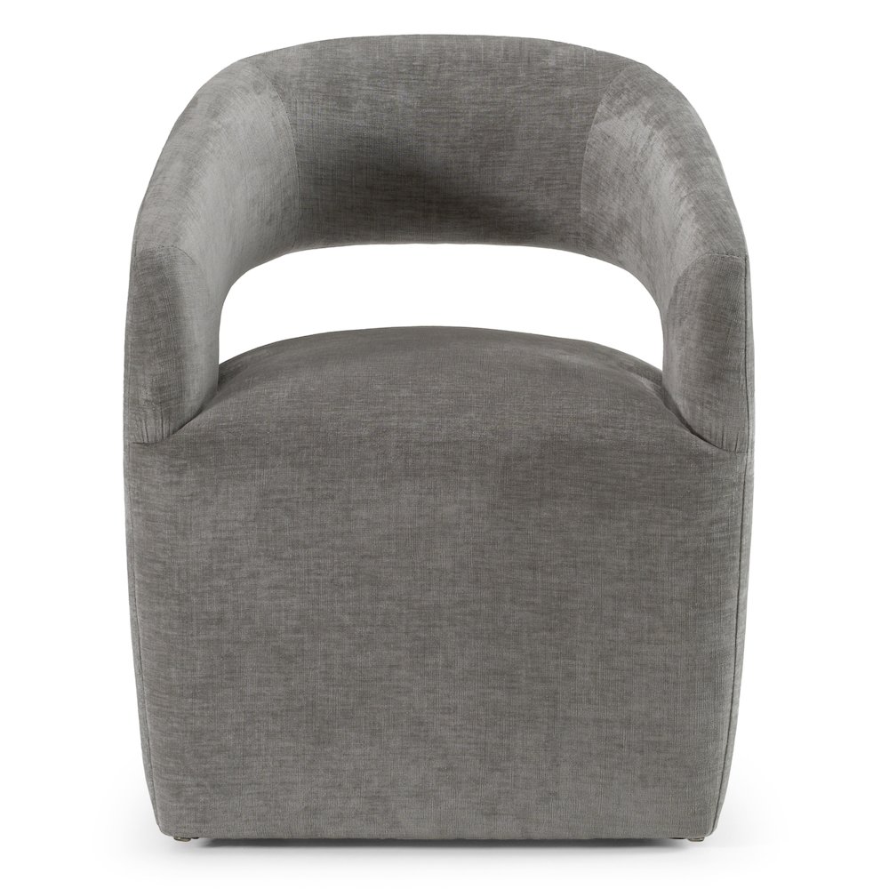 Angie - Modern Grey Fabric Dining Chair. Picture 3