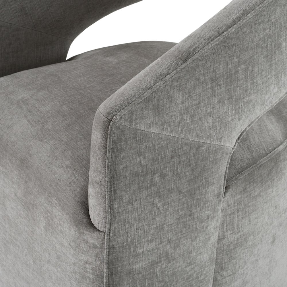 Angie - Modern Grey Fabric Dining Chair. Picture 6