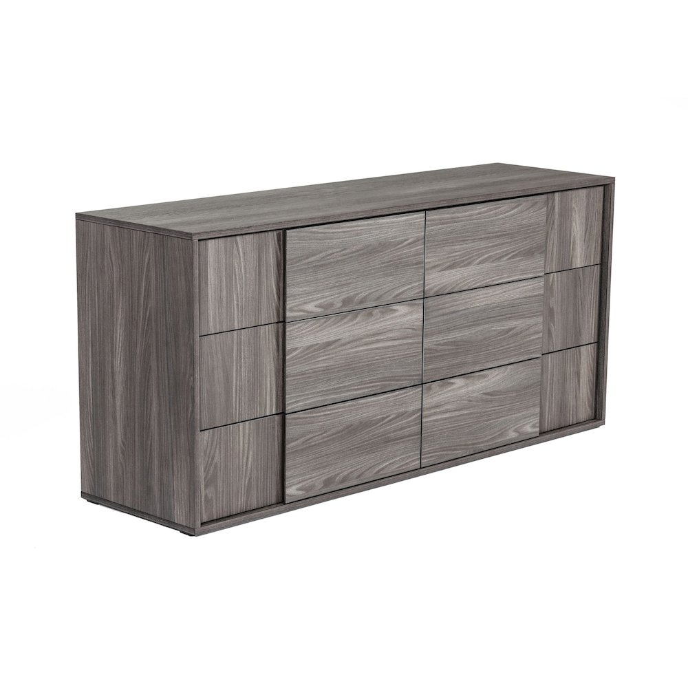 Nova Domus Asus - Italian Modern Elm Grey Dresser. Picture 3