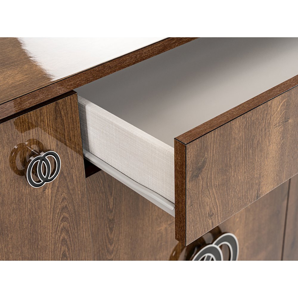 Modrest Athen Italian Modern 4-Door Buffet. Picture 13