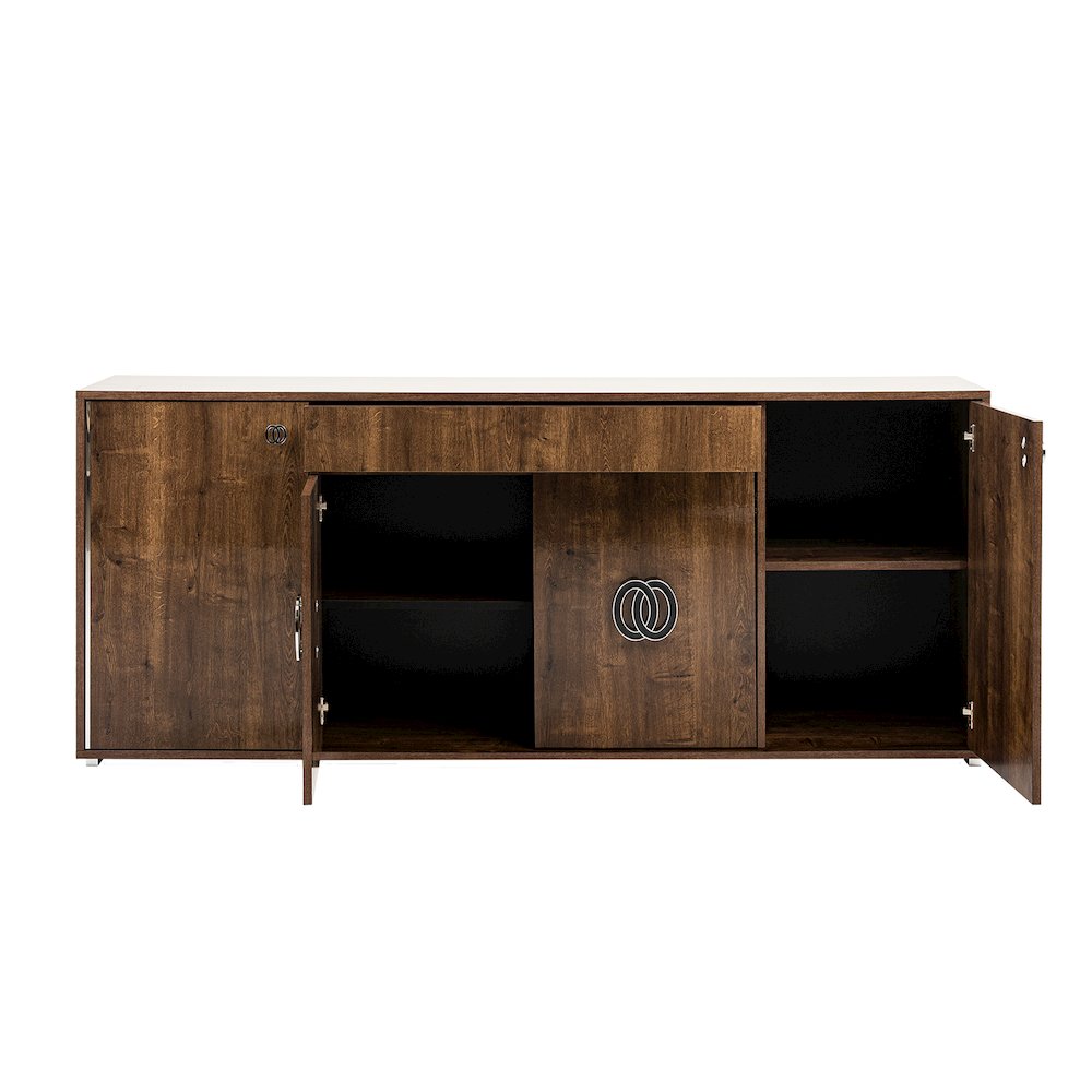 Modrest Athen Italian Modern 4-Door Buffet. Picture 6
